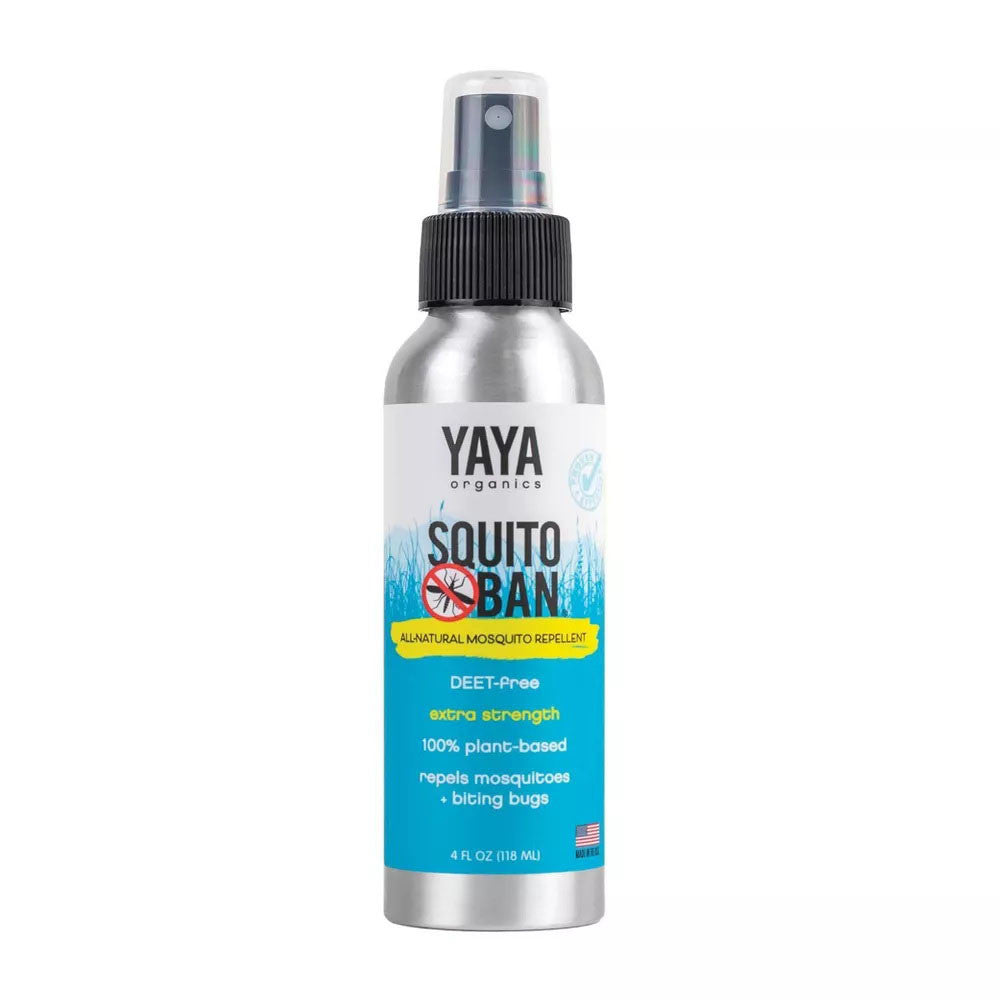 Yaya Organics Squito Ban Mosquito Repellent Spray, 4 Oz